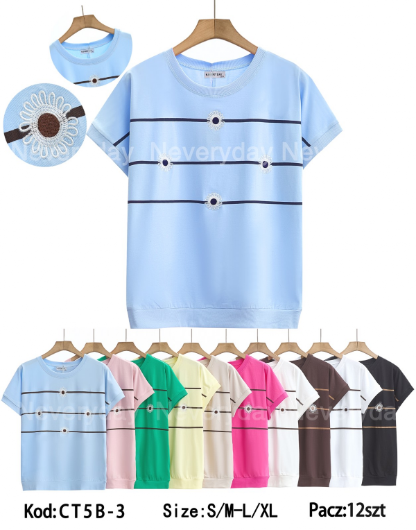 Bluzki damskie Roz S/M-L/XL, Mix Kolor Paczka 12 szt